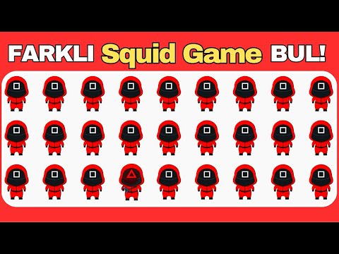 Find the Different One - Squid Game 2 🎮 | 60 Levels🧠 | Easy, Medium, Hard | Brain Cube Quiz