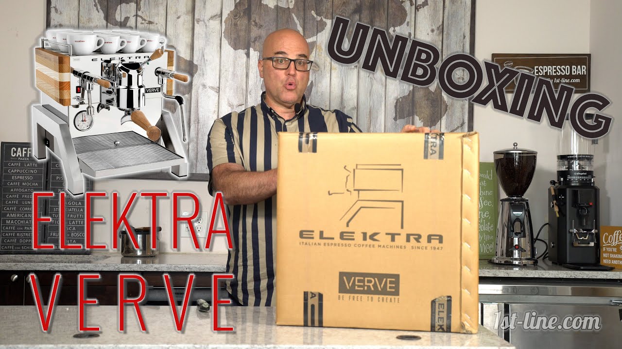 Unboxing: Elektra Verve Espresso Machine