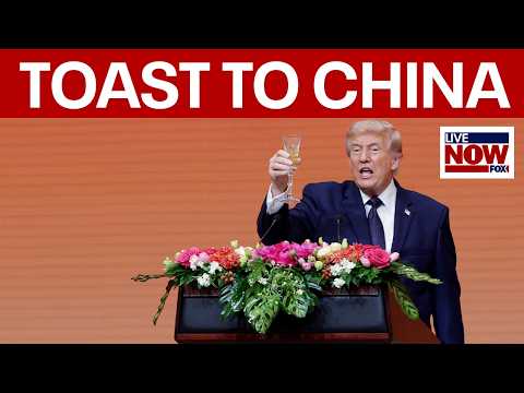 Trump toasts Xi Jinping at Chinese State Banquet