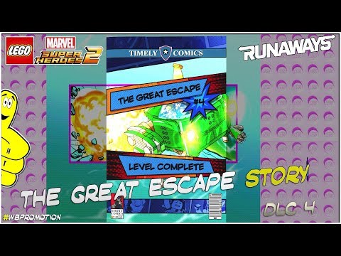 Lego Marvel Superheroes 2: The Great Escape (Runaways) DLC STORY - HTG