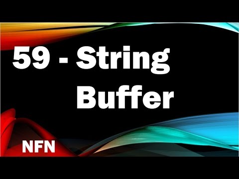 Java Tutorials Urdu Nfn 59 String Buffer