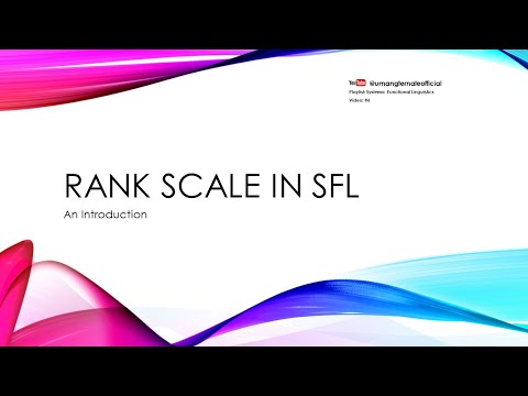 6. Rank Scale in SFL