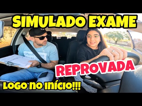 DETRAN 2025 SIMULATION, FAILED RIGHT AT THE BEGINNING SEE ABSENCES!!! #Detran #CNH #DrivingSchool