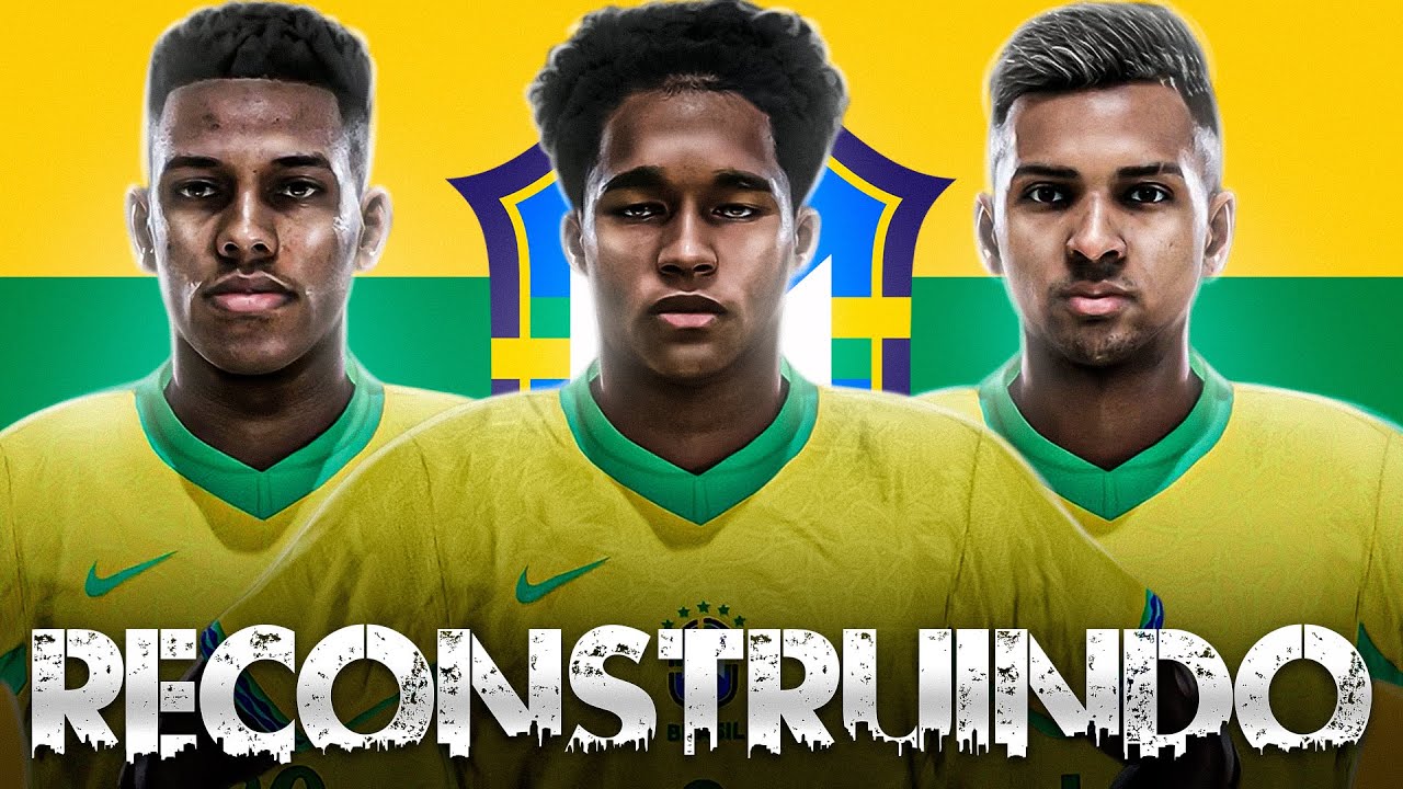 RECONSTRUINDO A SELEÇÃO BRASILEIRA COM O TRIO DE OURO!!! - MODO CARREIRA/MASTER LEAGUE
