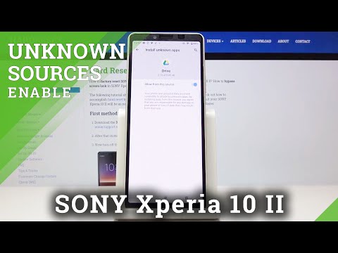How to Allow Unknown Sources in SONY Xperia 10 II – Enable App Installation