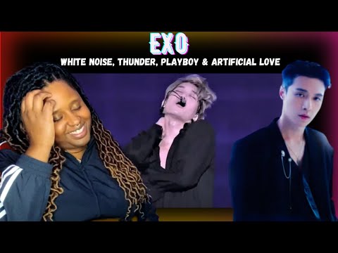 THEATRE PERFORMER Reacts to EXO(엑소)- White Noise + Thunder + PLAYBOY + Artificial Love