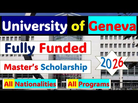 Fully Funded Masters Scholarships in Switzerland 2026 | Study in Switzerland for Free! 🎓