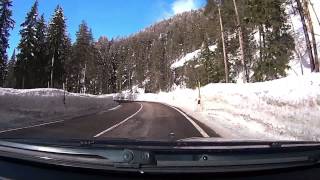 preview picture of video 'Toblach - Cortina d'Ampezzo Fahrt Onboard Time Lapse'