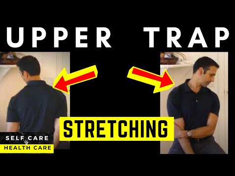 Upper Trapezius Stretch for Neck Muscle Knots