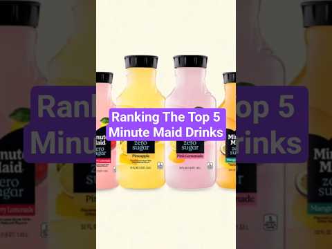 Ranking The Top 5 Minute Maid Drinks #shorts #minutemaid