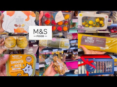 M&S FOOD STORE HAUL,DENTRO DA M&S MERCEARIA,MARCAS E SPENCER FOOD HALL LONDRES