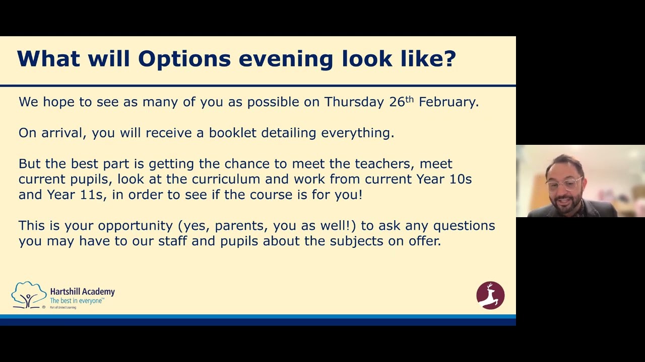Guidance on choosing GCSE subjects 2025