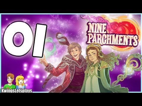 Nine Parchments Part 1 Academy of Magic (Nintendo Switch) co-op Gameplay