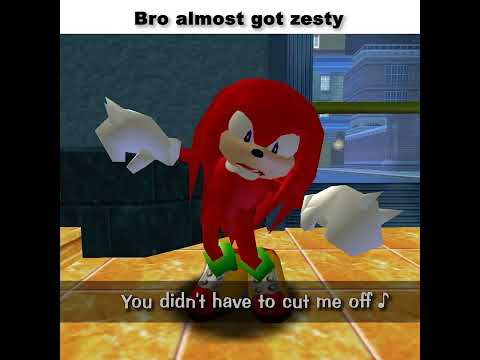 Knuckles is manly #sonic #memes