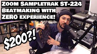 Video thumbnail for Zoom Sampletrak ST-224 beatmaking with ZERO experience! by mxu