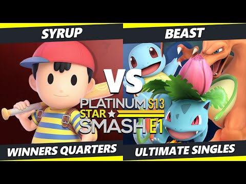 PSS S13 Winners Quarters - Syrup (Ness) Vs. Beast (Pokemon Trainer) SSBU Ultimate Tournament