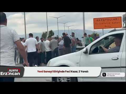 Yeni Sanayi Girişinde Feci Kaza; 2 Yaralı
