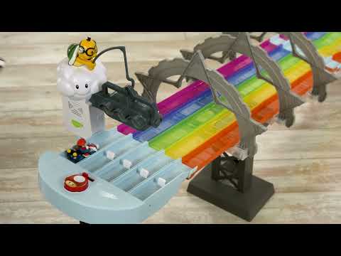 Hot Wheels Mario Kart Rainbow Road Raceway Set - Image 2