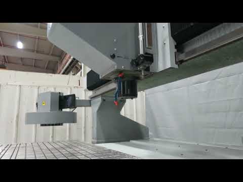 84"X144" HAAS GR712 3-AXIS CNC ROUTER BRIDGE MILL W/COOLANT SYSTEM AND VACUUM TABLE