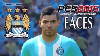 preview picture of video 'Pro Evolution Soccer 2015 (PES 2015)  | Manchester City Player Faces'