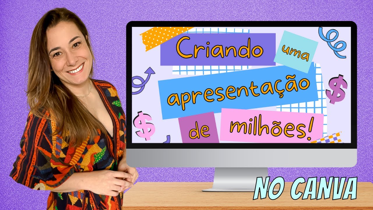 Como FAZER uma APRESENTAÇÃO de SLIDES PROFISSIONAL no CANVA!