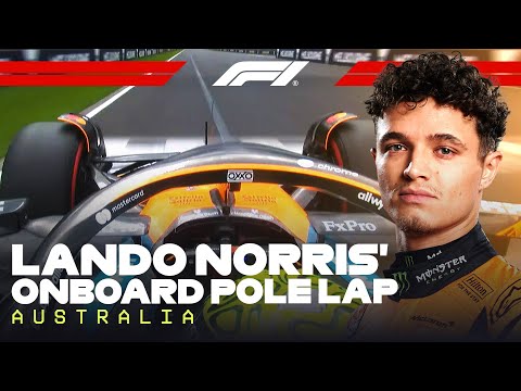 ランド・ノリスのPPラップオンボード映像 F1 2025 F1第1戦オーストラリアGP(メルボルン)