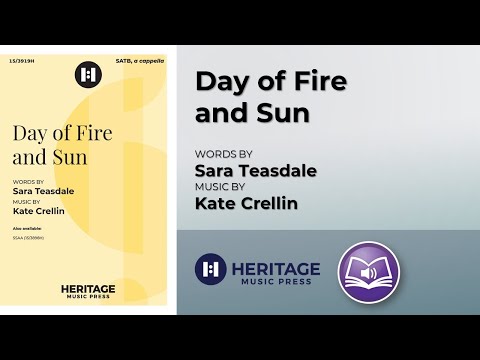 Day of Fire and Sun (SATB, a cappella) | Kate Crellin