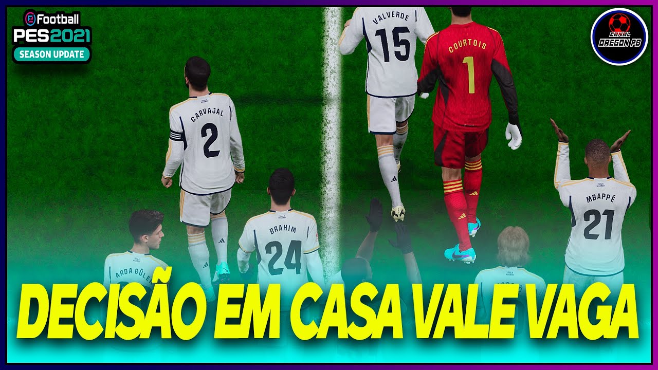 REAL MADRID X MANCHESTER CITY AO VIVO COM IMAGENS - JOGO DE HOJE - ASSISTA AGORA AO VIVO NO PES 21