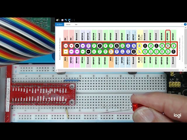 Vídeo relacionado con DAOKAI GPIO - Kit de placa de expansión para Raspberry Pi 3 4 3B+ 3B 2B B+ A+ Zero w, placa adaptadora GPIO tipo T/U + placa de pruebas + cable de cinta arcoíris + resistencias