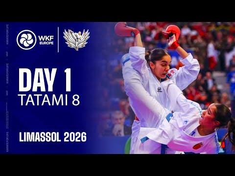 EKF KARATE  | Day 1 - Tatami 8 | EKF Cadet, Junior & U21 Championships