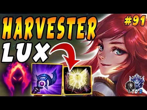 Harvester Lux with Dark Harvest + Luden's + Mejai's = Endless One Shots | Iron IV to Diamond Ep #91