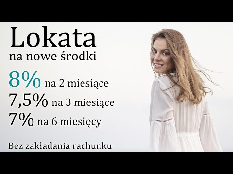 Lokata na Nowe Środki: 8% na 2 miesiące | 7,5% na 3 miesiące | 7% na 6 miesięcy | Getin Bank