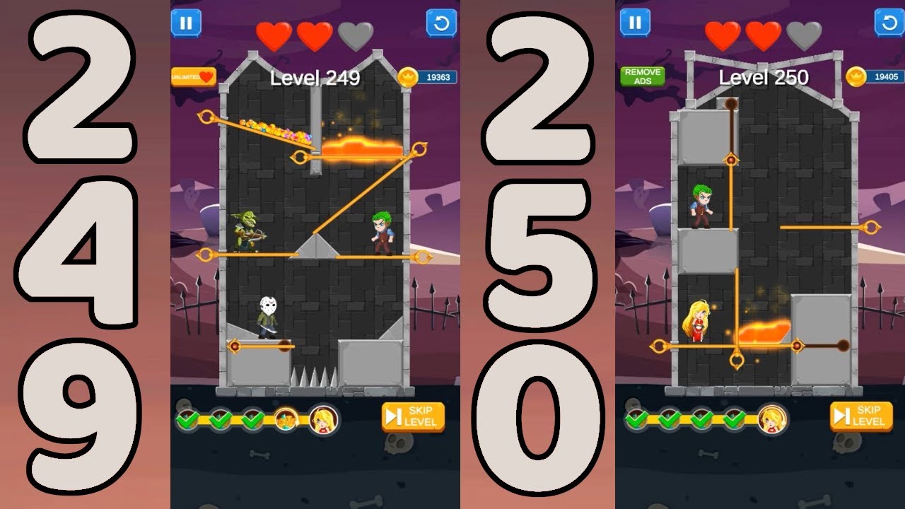 Pull Pin Master Level 249 & 250