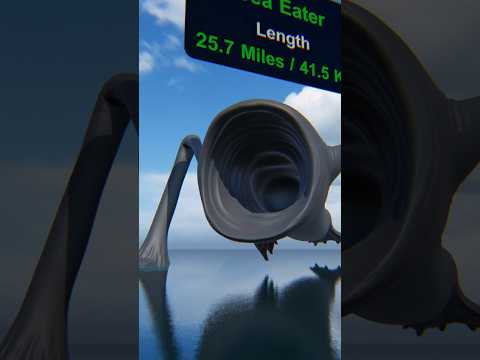 The Massive Sea Eater Size 😱 #seaeater #thalassophobia #seamonster #seacreature #monster #sea