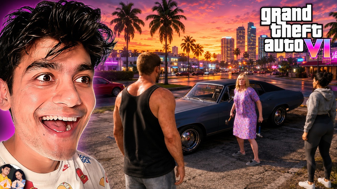 Watching GTA 6 GAMEPLAY FOR THE FIRST TIME | SlayyPop