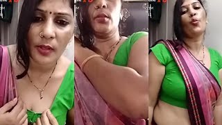 Tango Madhu Aunty Full Live  Saree Live Video Full