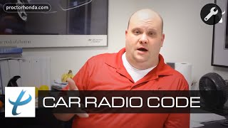 How To Fix Car Radio Code - Car Radio Repair - Anti-Theft System