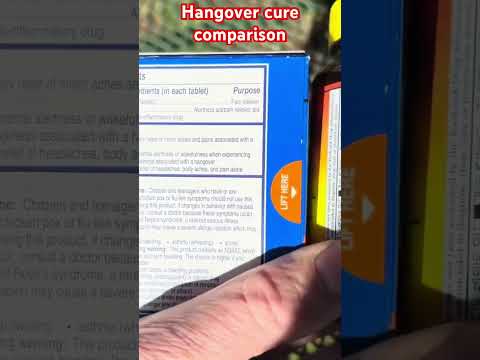 Hangover Cure Comparison - Good Tmrw vs Alka Seltzer