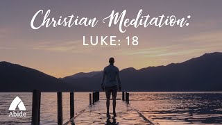 Sleep in Peace: Jesus Prayer from Luke 18