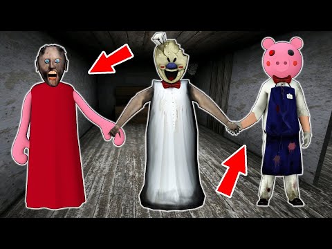 Fat Granny vs Grandpa vs Piggy vs Farts - funny horror animation (p.383)