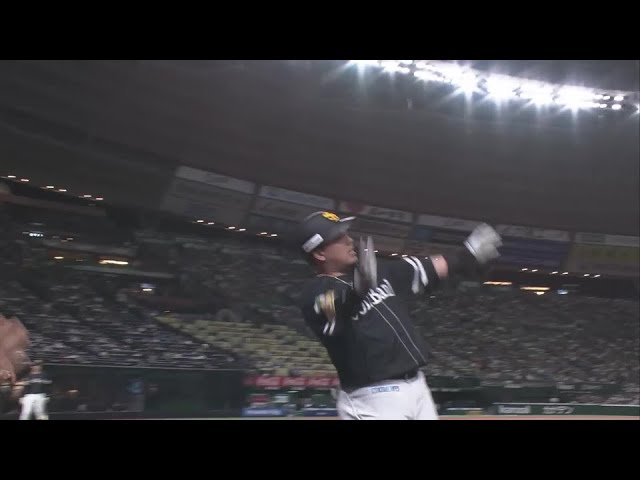 【5回表】今日2本目!! ホークス・山川穂高 レフトスタンドへの2ランで突き放す!!  2024年8月15日 埼玉西武ライオンズ 対 福岡ソフトバンクホークス