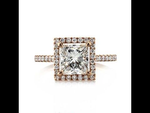 Mark Broumand - 2.64ct Princess Cut Diamond Engagement Ring