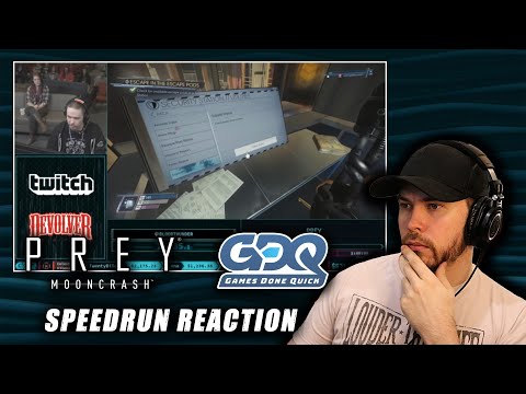 Reacting to my Prey Mooncrash Speedrun at AGDQ 2019