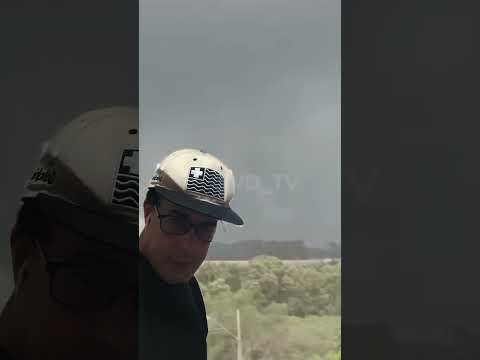 Tornado gigantesco Sul do Brasil,no Paraná tornado assustador e mortal!#tornado #xanxere