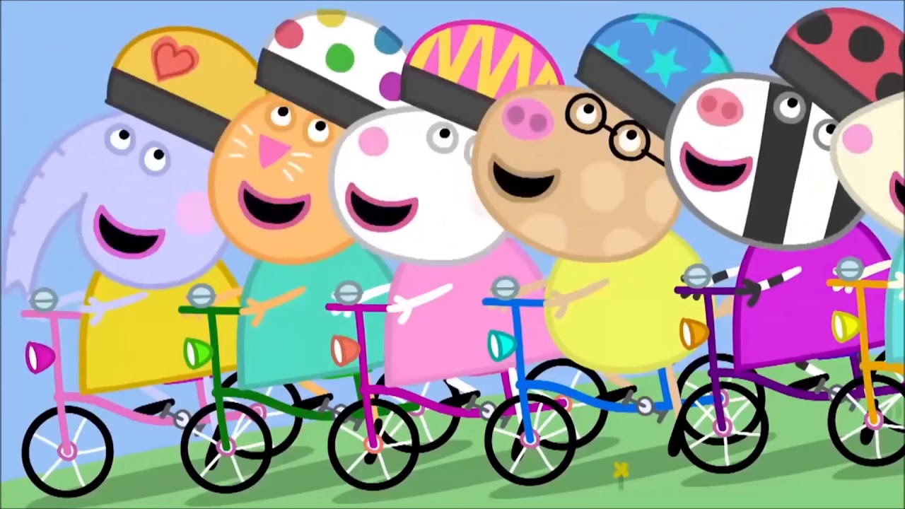 Peppa Pig S02 E33 : La balade à vélo (Allemand)