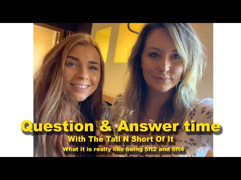 What it is really like being really Tall and really short!!!!- 6ft4 vs 5ft2