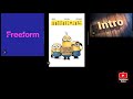 Illumination Presents Minions Freeform Intro Freeform Funday