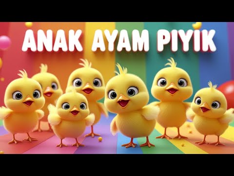 ANAK AYAM PIYIK PIYIK - LIMA BEBEK KECIL - NAIK DELMAN - LAGU ANAK INDONESIA POPULER
