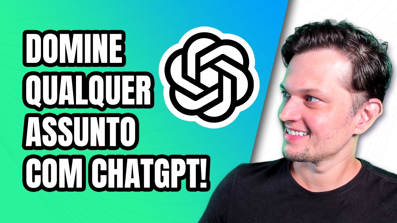 Como aprender qualquer coisa com ChatGPT e RÁPIDO! Prompts para fazer o GPT seu mentor particular