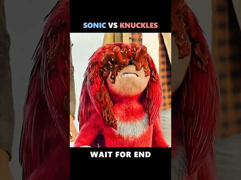 Knuckles Shocked Sonic Rocked ✨ | Sonic The Hedgehog | Sonic 2 #shorts #sonic #knuckles